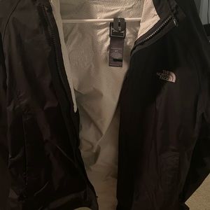 North Face rain coat